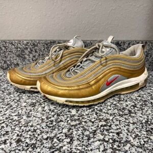 Nike Air Max 97 Metallic Gold University Red BV0306-700 Men's Size 12 Retro